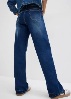 Femme bonprix Jeans|Jean large et droit