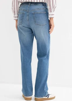 Femme bonprix Jeans|Tailles Petite|Jean large et droit, taille haute