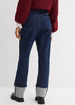 bonprix Jean large et droit, taille haute|Femme Jeans