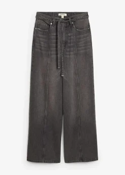 Femme bonprix Jeans|Jean large taille haute