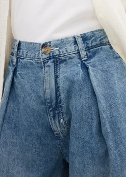 bonprix Jean large taille haute|Femme Tailles Petite