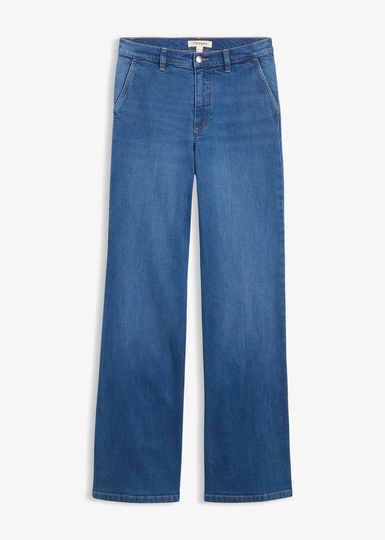 Femme bonprix Jeans|Jean large taille haute