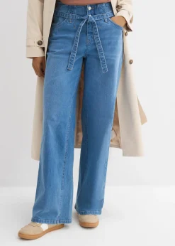 bonprix Jean large taille haute|Femme Jeans|Tailles Petite