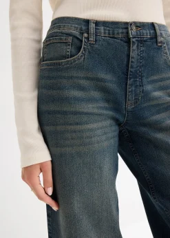 Femme bonprix Jeans|Jean large taille haute