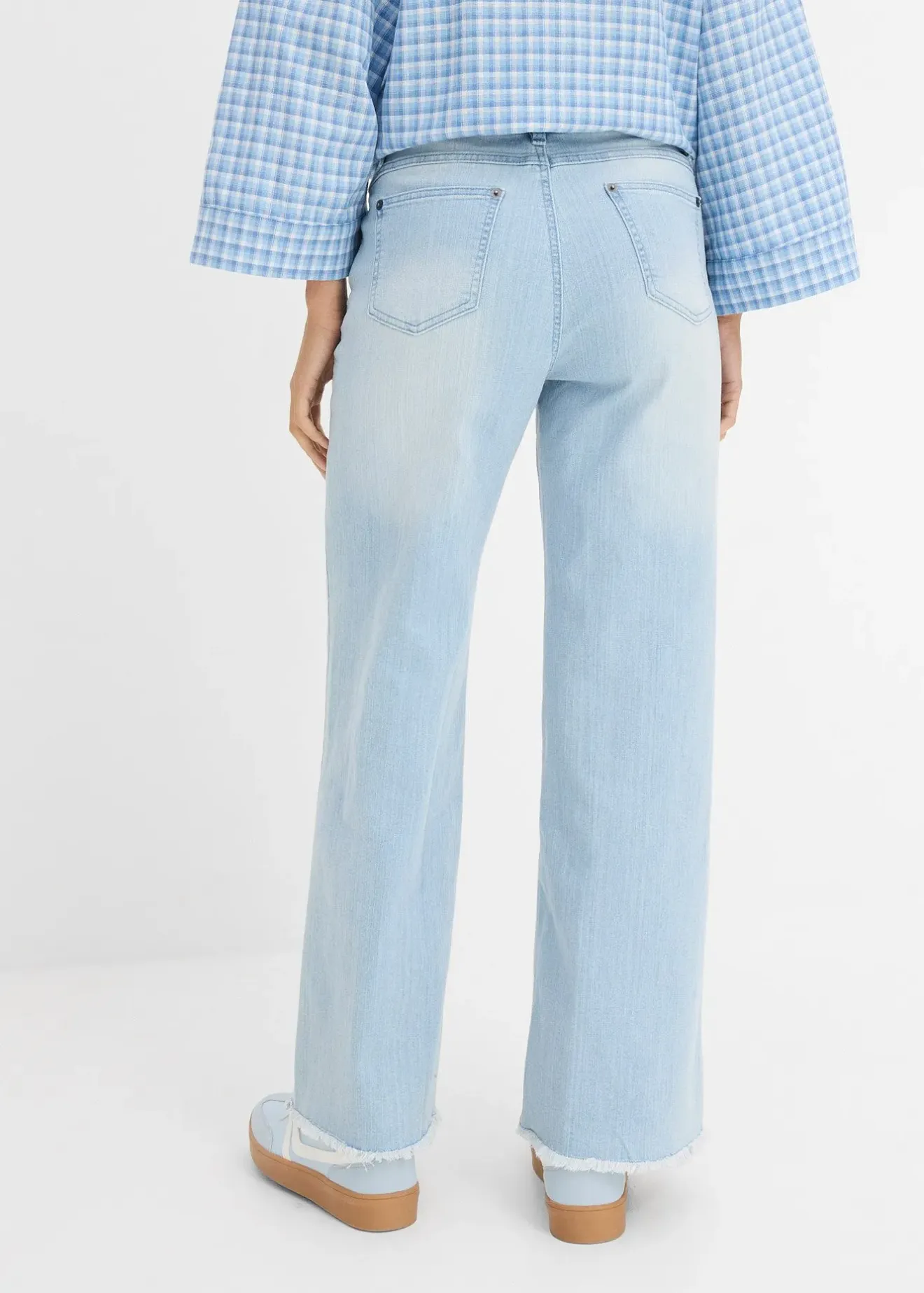 Femme bonprix Jeans|Jean large taille haute