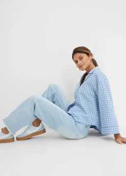 Femme bonprix Jeans|Jean large taille haute