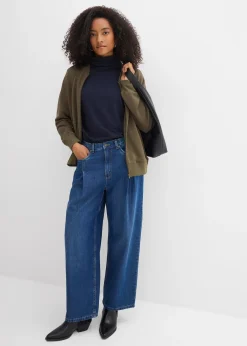 Femme bonprix Jeans|Jean large taille haute