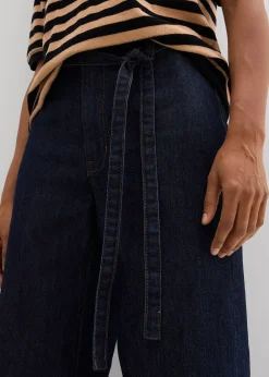 bonprix Jean large taille haute, cropped|Femme Jeans