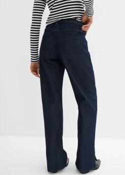 bonprix Jean large, taille haute et élastiquée|Femme Jeans