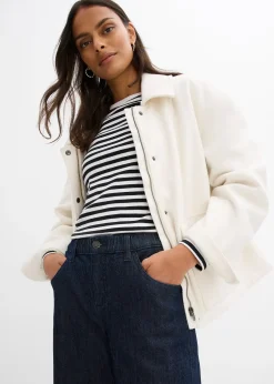 bonprix Jean large, taille haute et élastiquée|Femme Jeans