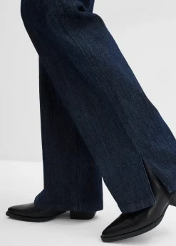 bonprix Jean large, taille haute et élastiquée|Femme Jeans