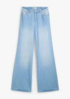 bonprix Jean large, taille haute et élastiquée|Femme Tailles Petite