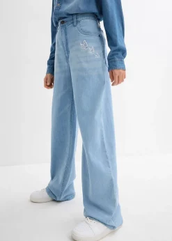 bonprix Jean large taille mi-haute|Enfant Vêtements Enfant|Filles 9-16 Ans·Jeans