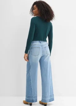 bonprix Jean large taille mi-haute|Femme Jeans|Tailles Petite