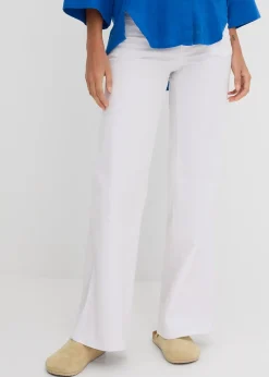 Femme bonprix Jeans|Jean large taille mi-haute, extensible