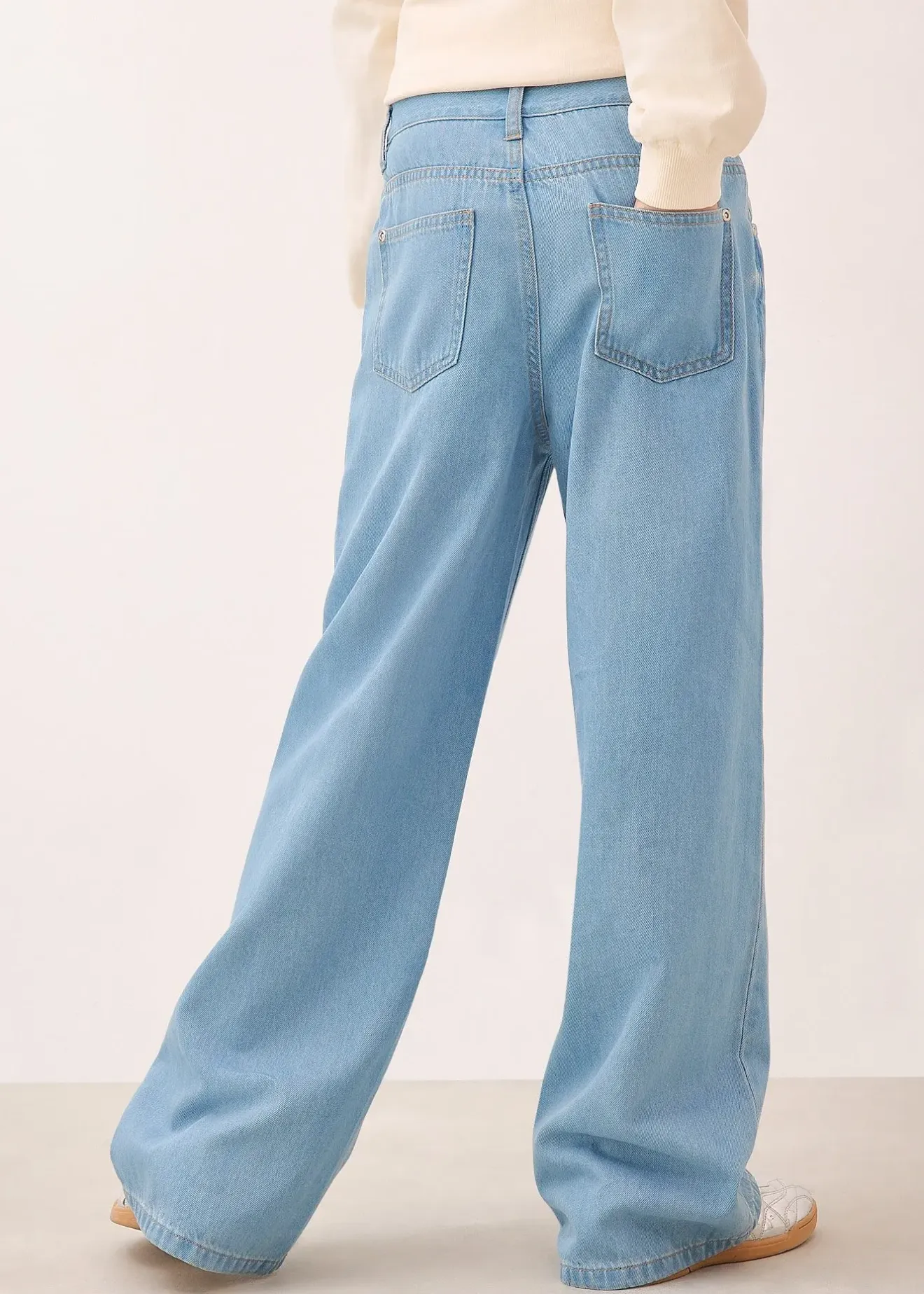 bonprix Jean large taille mi-haute|Enfant Vêtements Enfant|Filles 9-16 Ans·Jeans