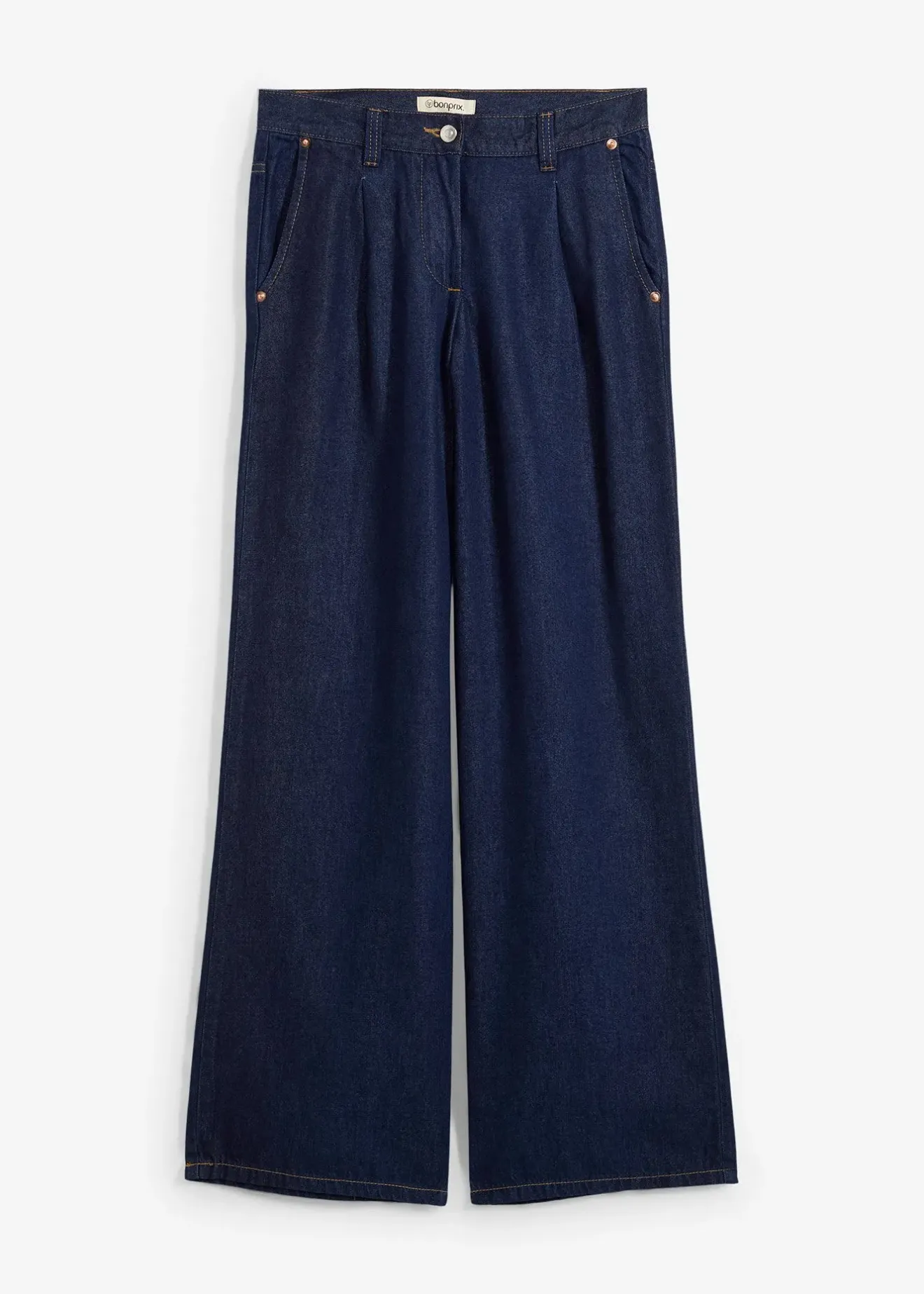 Femme bonprix Tailles Petite|Jeans|Jean large taille mi-haute