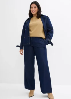 Femme bonprix Tailles Petite|Jeans|Jean large taille mi-haute