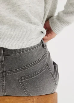 Femme bonprix Tailles Petite|Jean large taille mi-haute, extensible