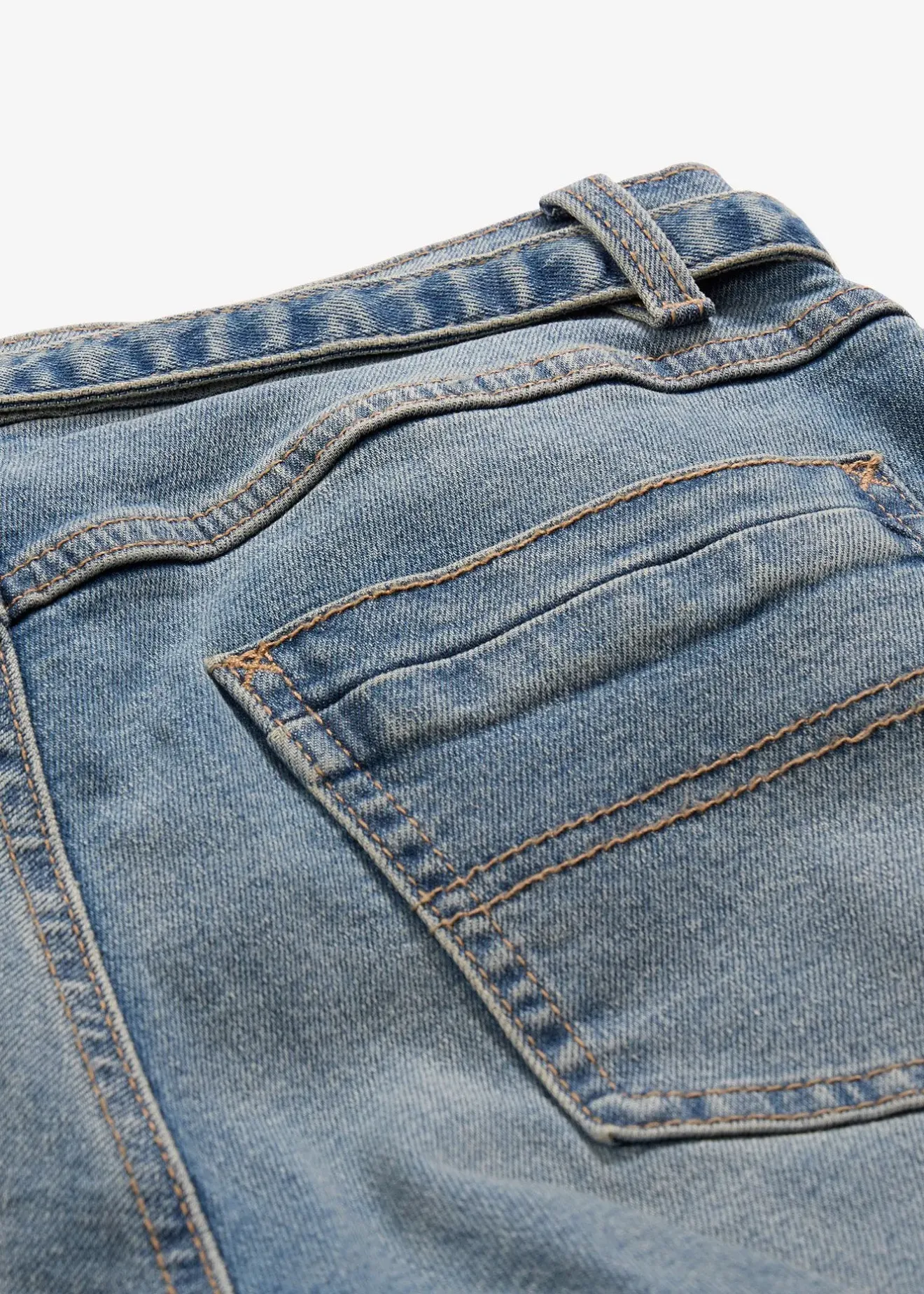 Femme bonprix Tailles Petite|Jeans|Jean large taille mi-haute, long