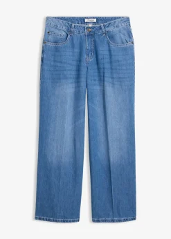 bonprix Jean large taille mi-haute|Femme Tailles Petite