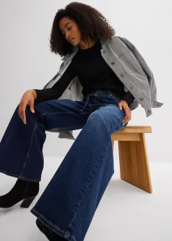 bonprix Jean large taille mi-haute|Femme Jeans