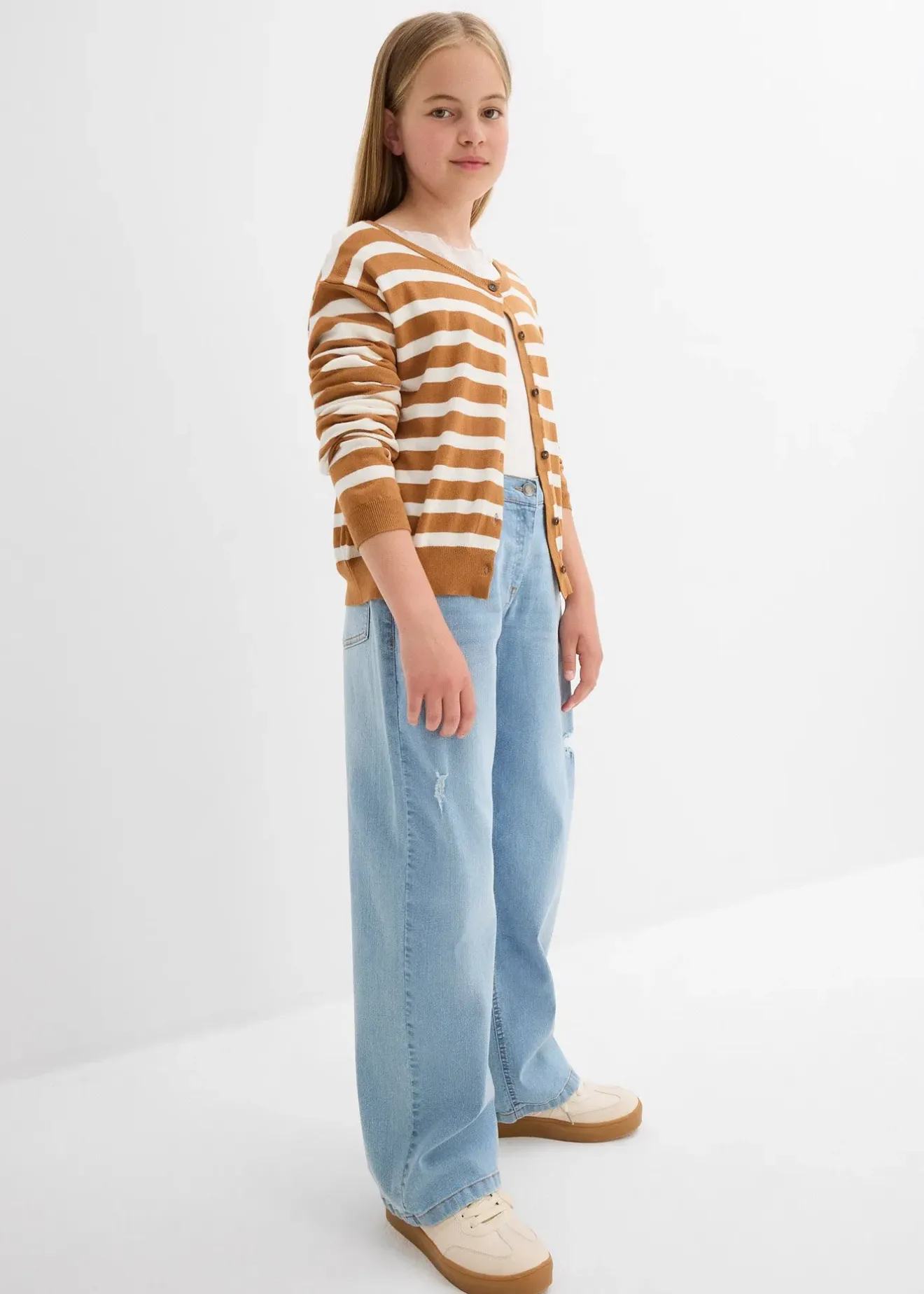 bonprix Jean large taille mi-haute|Enfant Vêtements Enfant|Filles 9-16 Ans·Jeans
