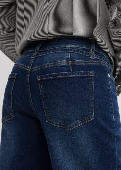 Femme bonprix Tailles Petite|Jean large taille mi-haute