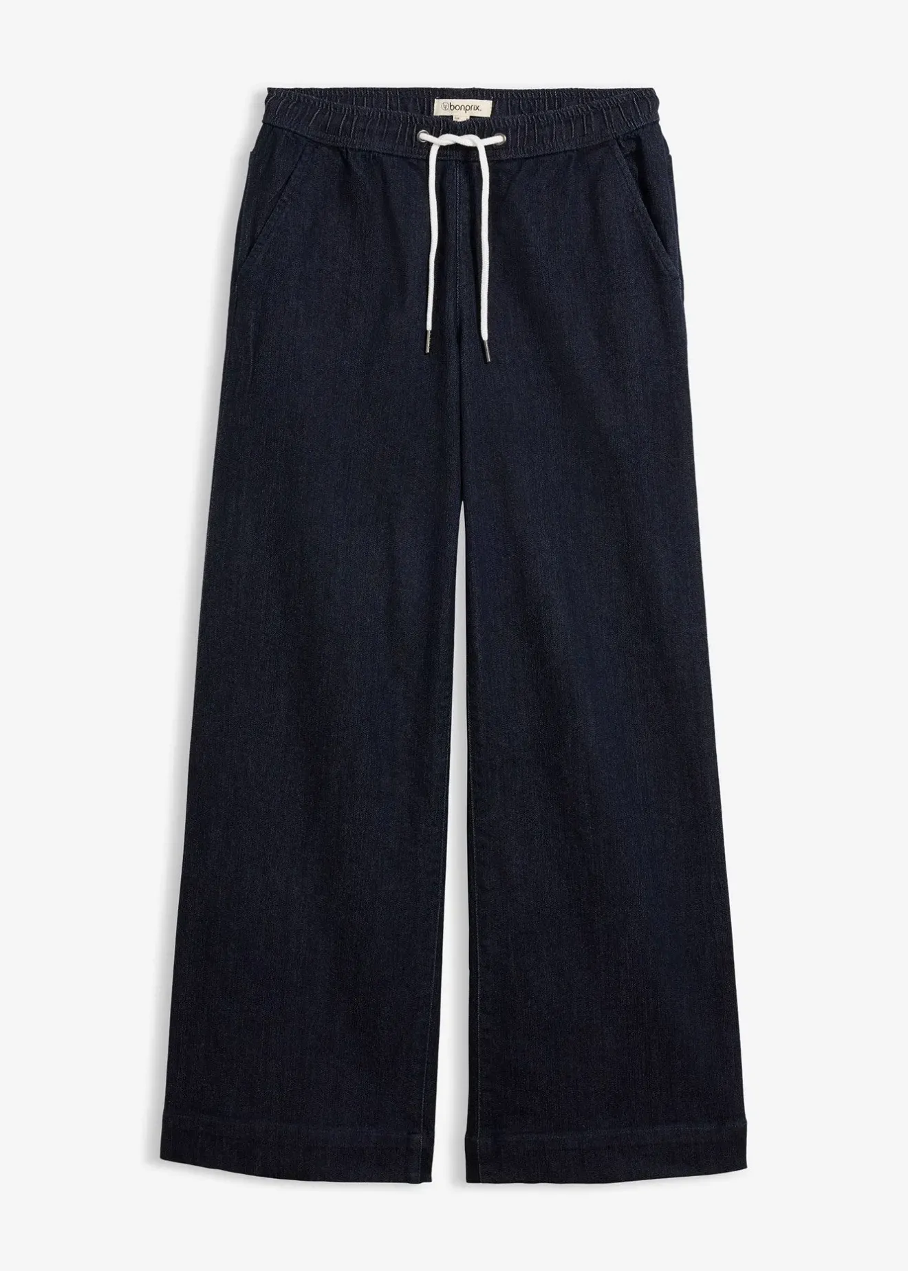 Femme bonprix Tailles Petite|Jean large taille mi-haute, extensible