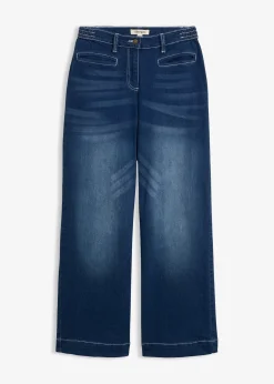 bonprix Jean large taille mi-haute élastiquée|Femme Jeans