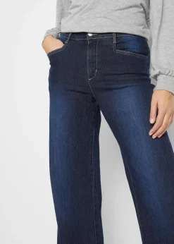 Femme bonprix Jeans|Tailles Petite|Jean large taille mi-haute, extensible