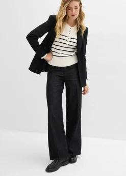 bonprix Jean large taille mi-haute|Femme Jeans|Tailles Petite