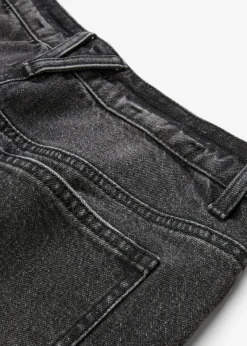 bonprix Jean large, taille mi-haute, peu extensible, longueur sol|Femme Jeans|Tailles Petite