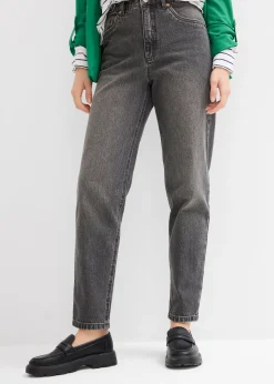 bonprix Jean mom cropped taille haute, peu extensible|Femme Jeans