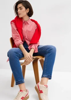 bonprix Jean mom taille haute, cropped|Femme Jeans