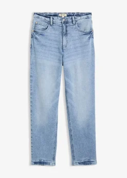 bonprix Jean mom taille haute, peu extensible, cropped|Femme Jeans