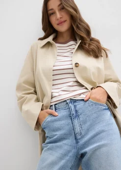 bonprix Jean mom taille haute, peu extensible, cropped|Femme Jeans