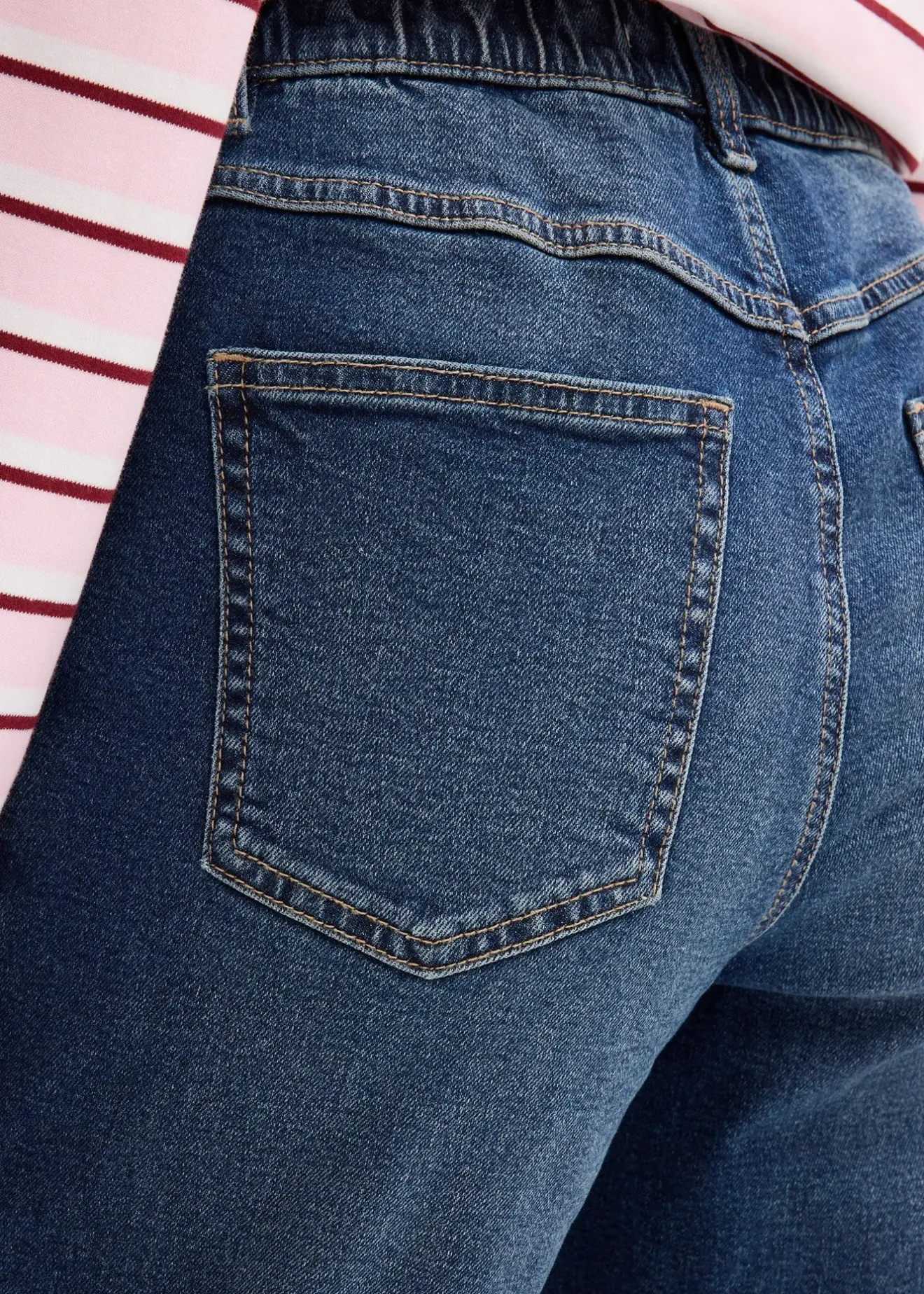 bonprix Jean mom taille haute, raccourci|Femme Jeans