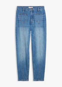 bonprix Jean mom taille haute, raccourci|Femme Jeans