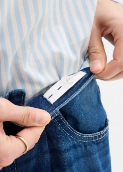 bonprix Jean palazzo très large, coton|Femme Tailles Petite