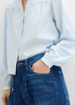 bonprix Jean palazzo très large, coton|Femme Tailles Petite