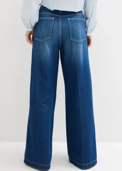 Femme bonprix Jeans|Jean palazzo très large, coton