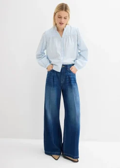 Femme bonprix Jeans|Jean palazzo très large, coton