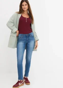 Femme bonprix Jeans|Tailles Petite|Jean skinny taille mi-haute, extensible