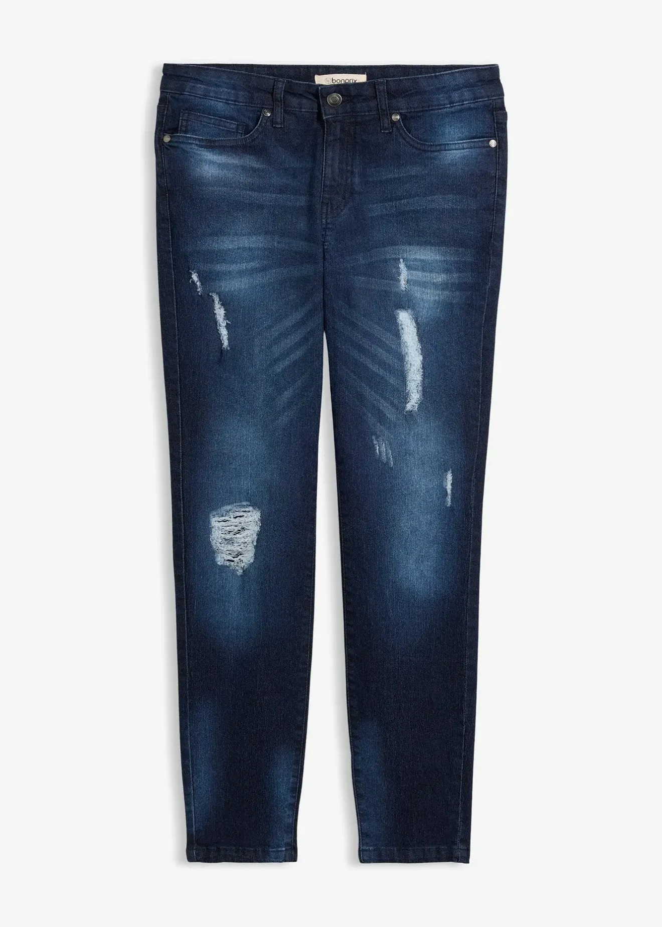 bonprix Jean skinny taille mi-haute, stretch|Femme Jeans