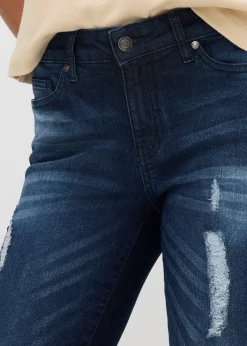 bonprix Jean skinny taille mi-haute, stretch|Femme Jeans