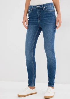 Femme bonprix Jeans|Jean skinny taille mi-haute, cropped
