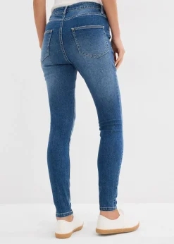 Femme bonprix Jeans|Jean skinny taille mi-haute, cropped
