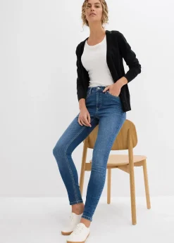 Femme bonprix Jeans|Jean skinny taille mi-haute, cropped