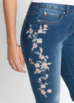 bonprix Jean skinny taille mi-haute, raccourci|Femme Jeans